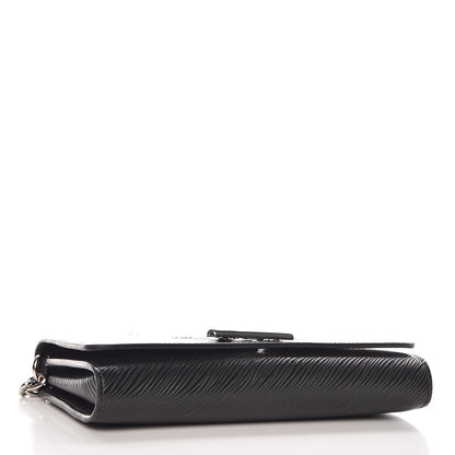 Louis Vuitton Epi Twist Chain Wallet Black 4 of 7