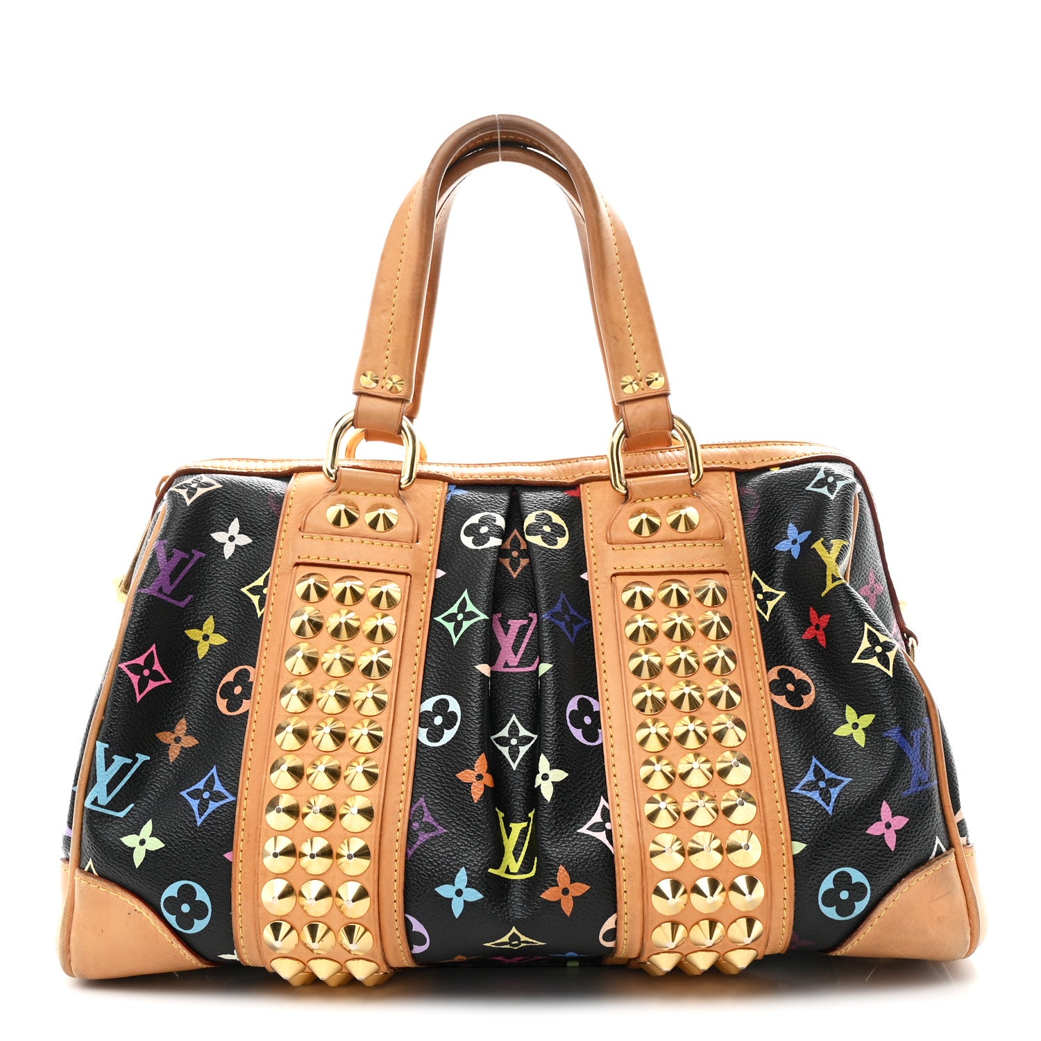 Louis Vuitton Monogram Multicolor Courtney MM Black 1 of 10