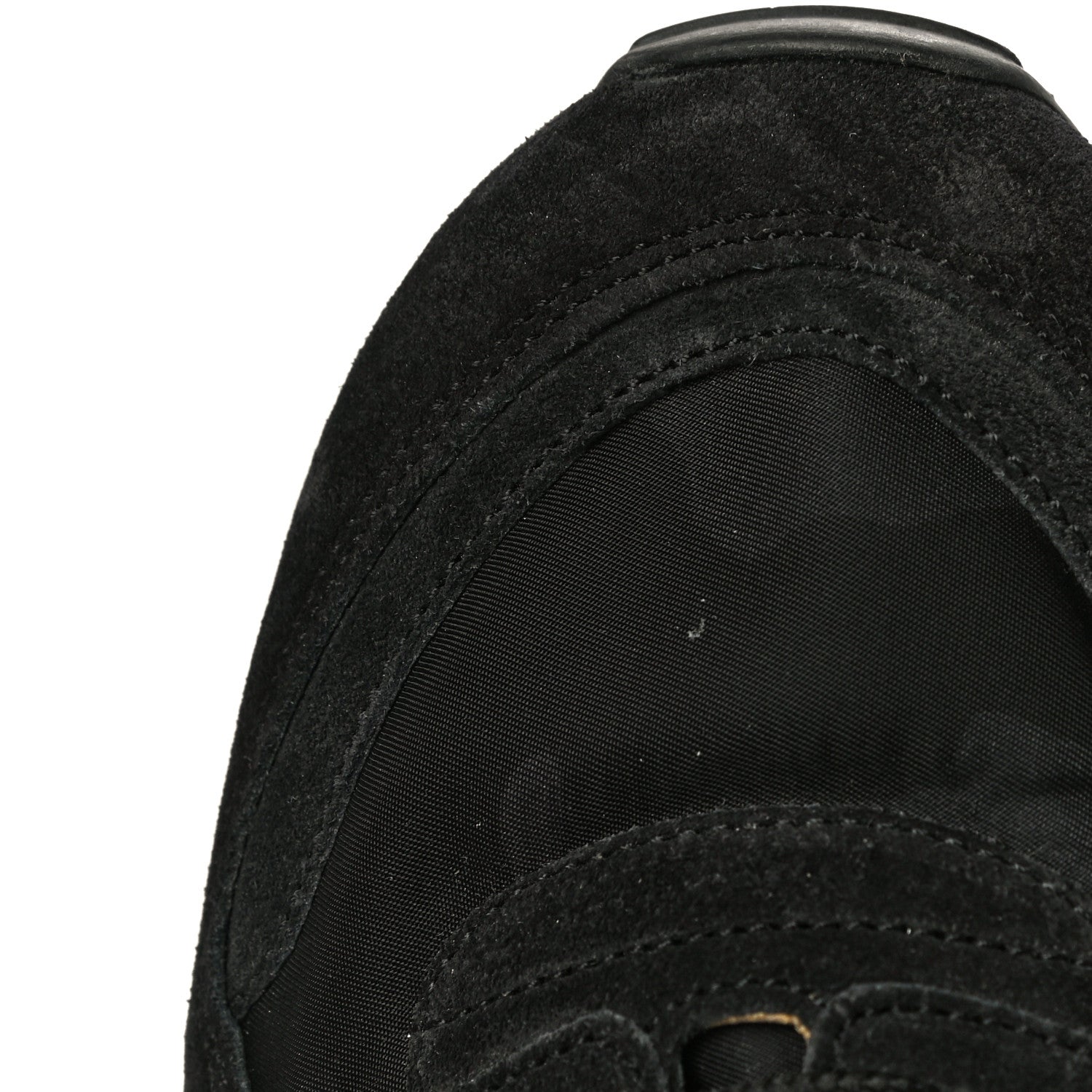 Valentino Garavani Suede Nylon Camouflage Womens Soul Rockstud Sneakers 41 Black 11 of 13