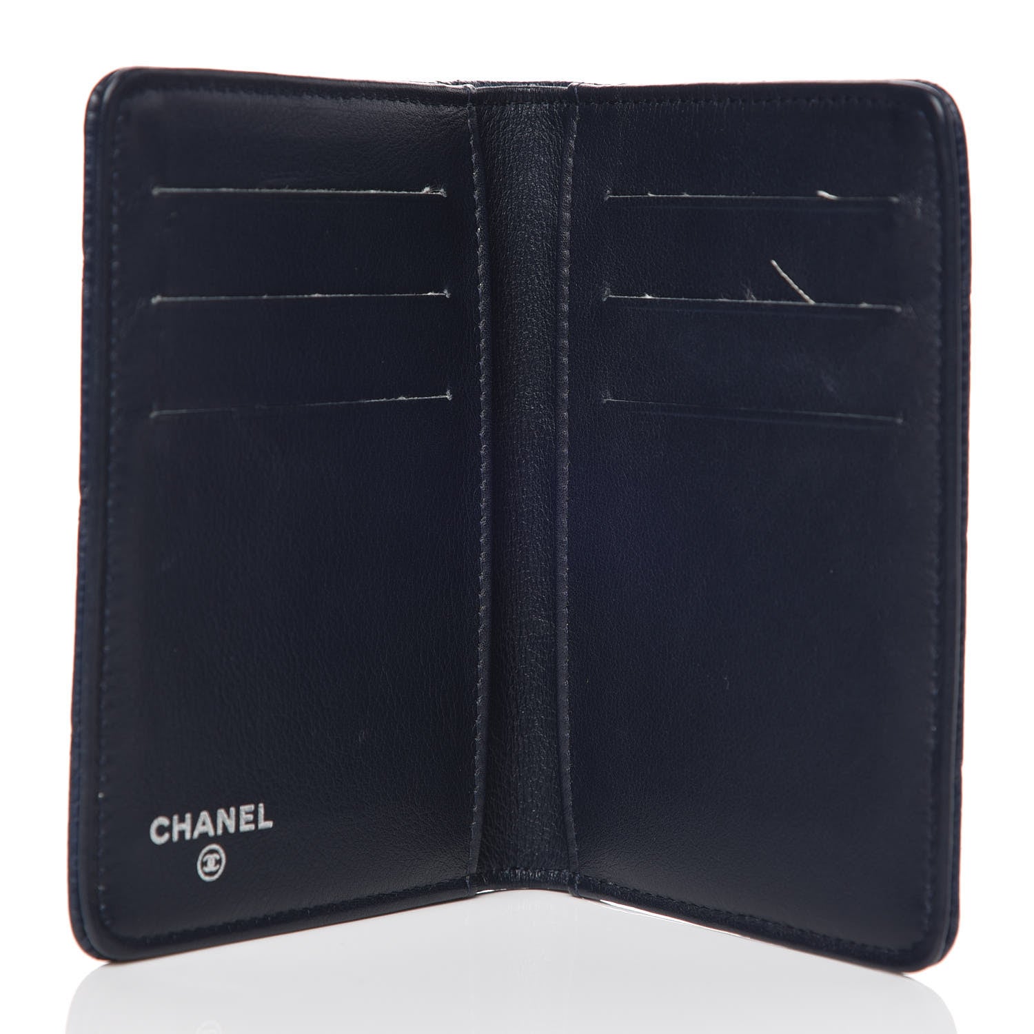 Chanel Caviar Quilted Card Holder Marine 5 of 10