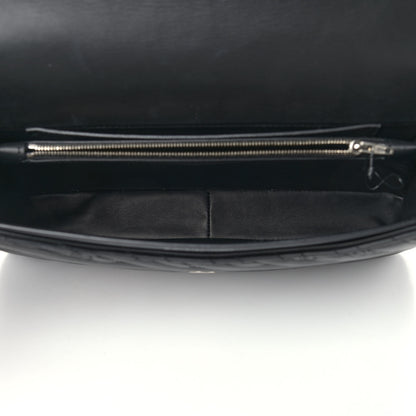 Balenciaga Calfskin Logo Matelasse Large BB Flap Chain Shoulder Bag Black 5 of 11
