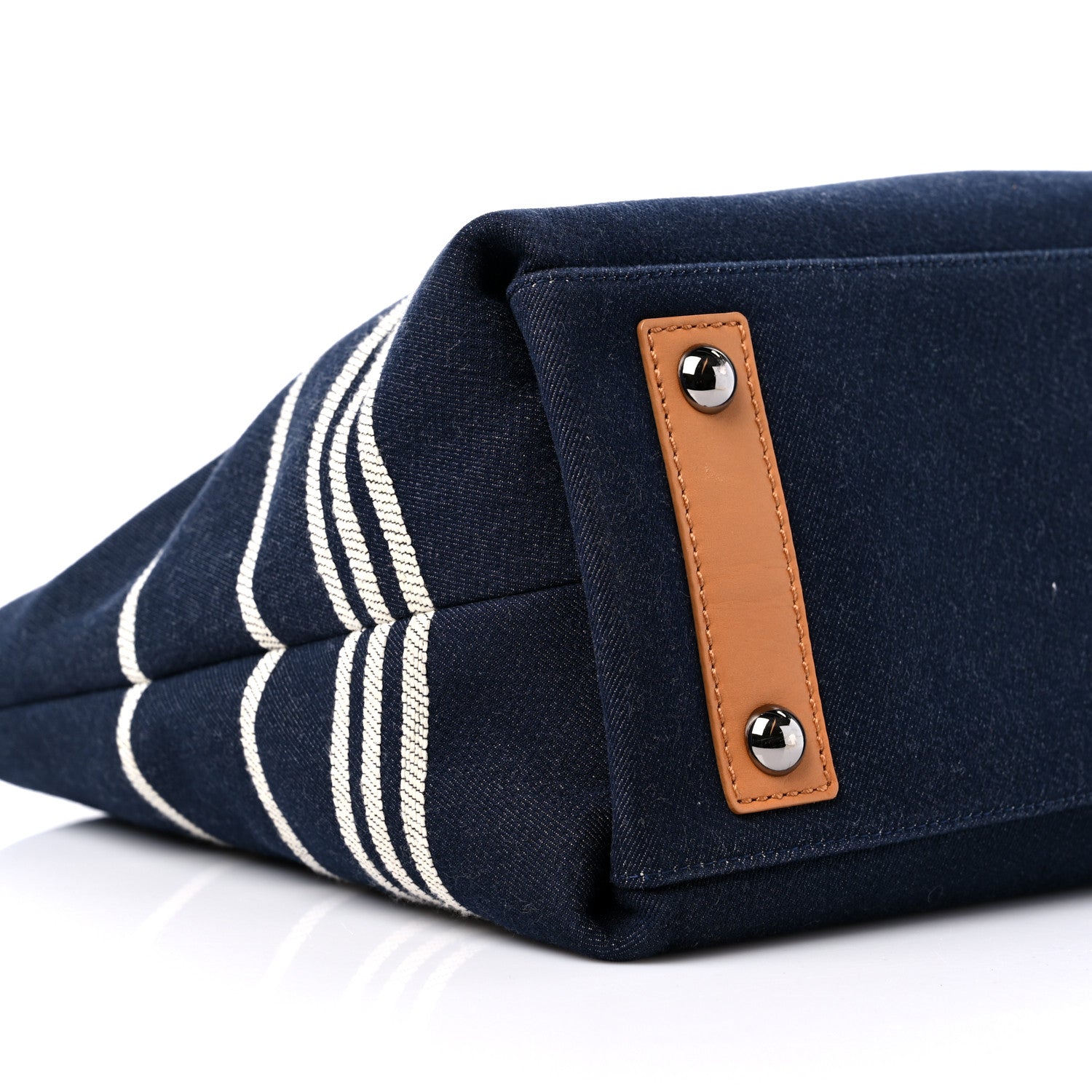 Chanel Denim Shopping Tote Blue 8 of 11