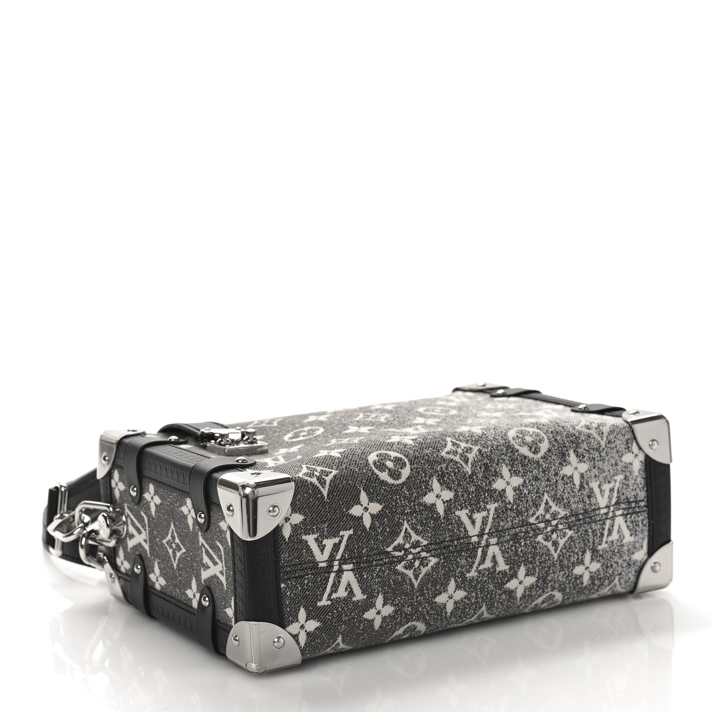 Monogram Jacquard Denim Side Trunk Grey