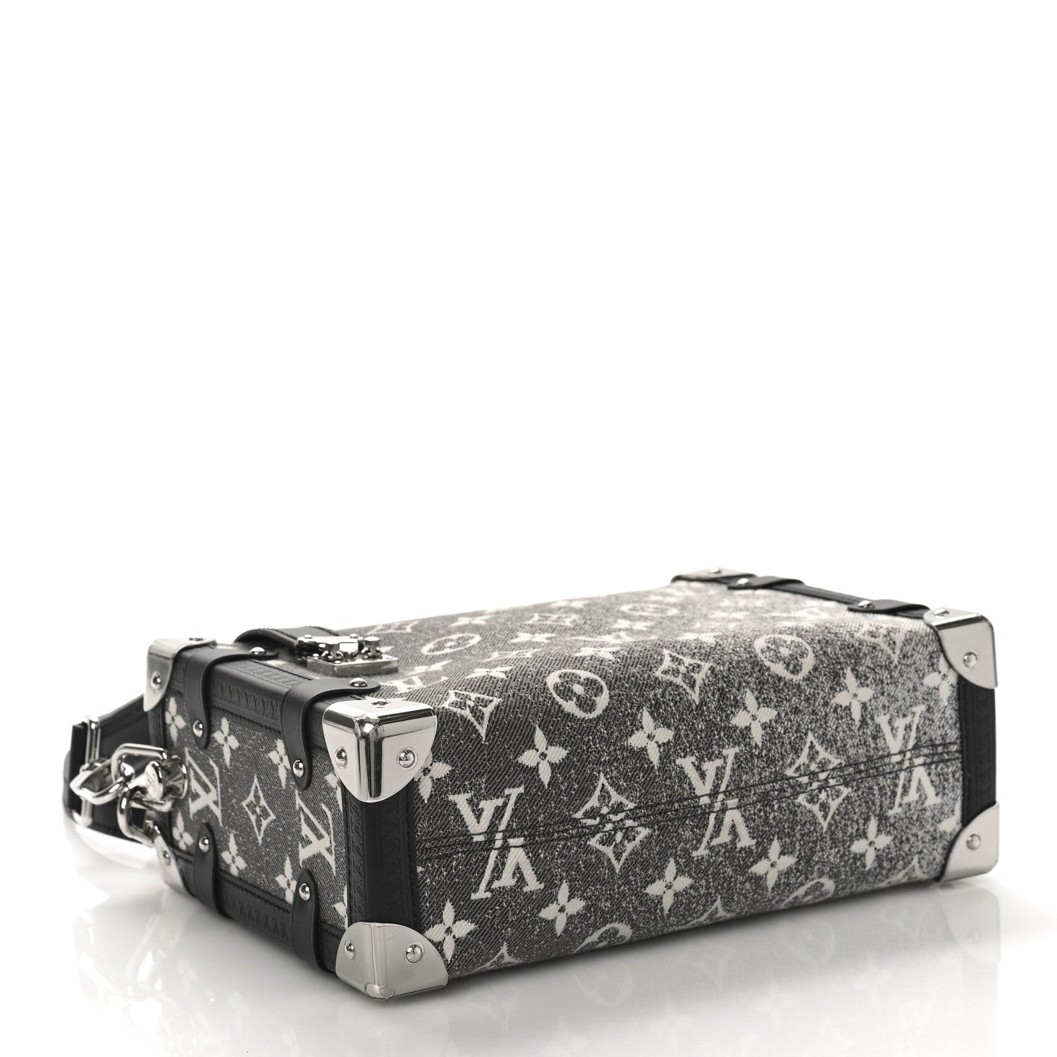 Louis Vuitton Monogram Jacquard Denim Side Trunk Grey 4 of 8