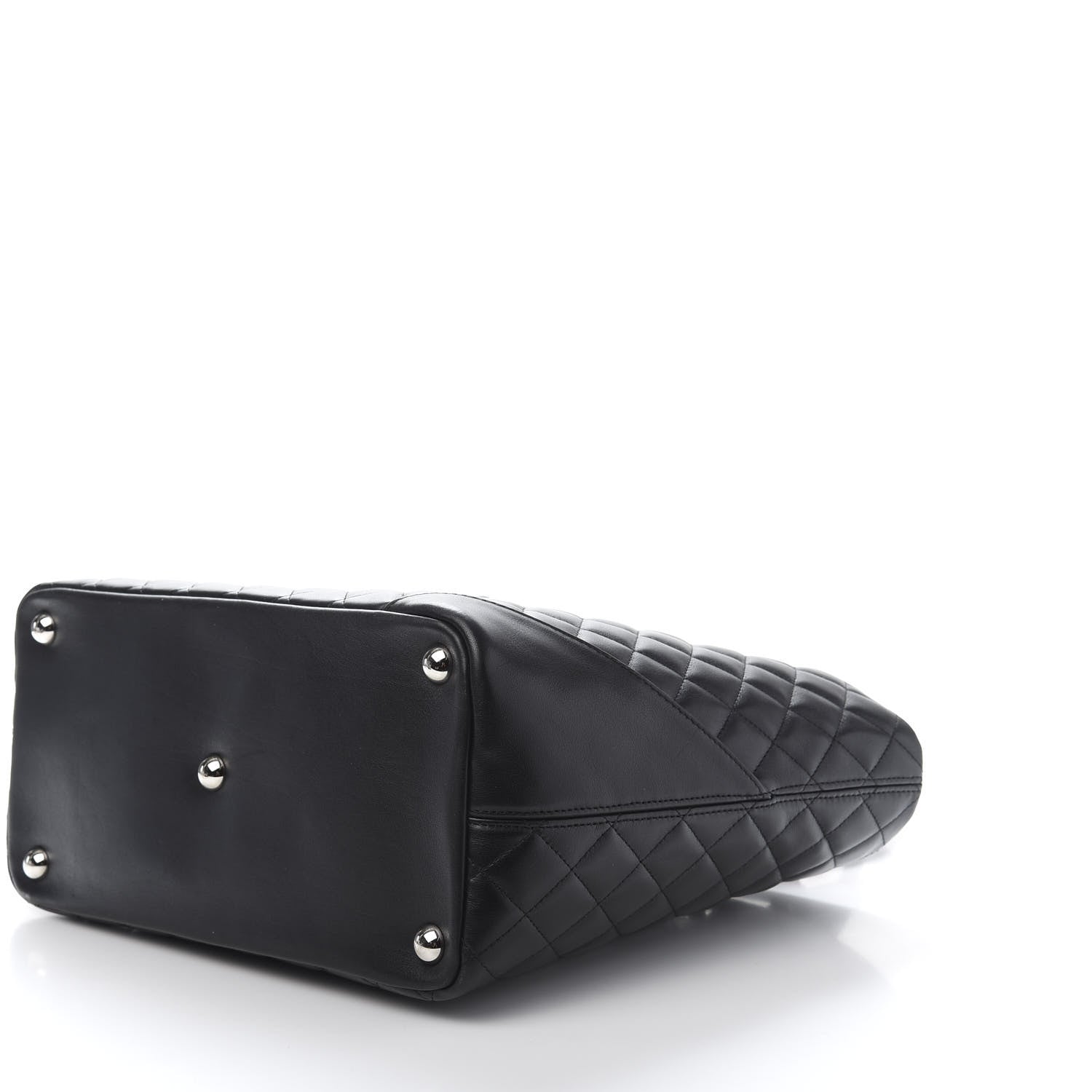 Chanel Calfskin Quilted Large Cambon Tote Black 10 of 12