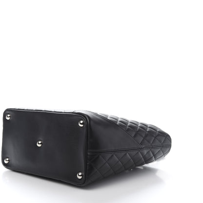 Chanel Calfskin Quilted Large Cambon Tote Black 10 of 12