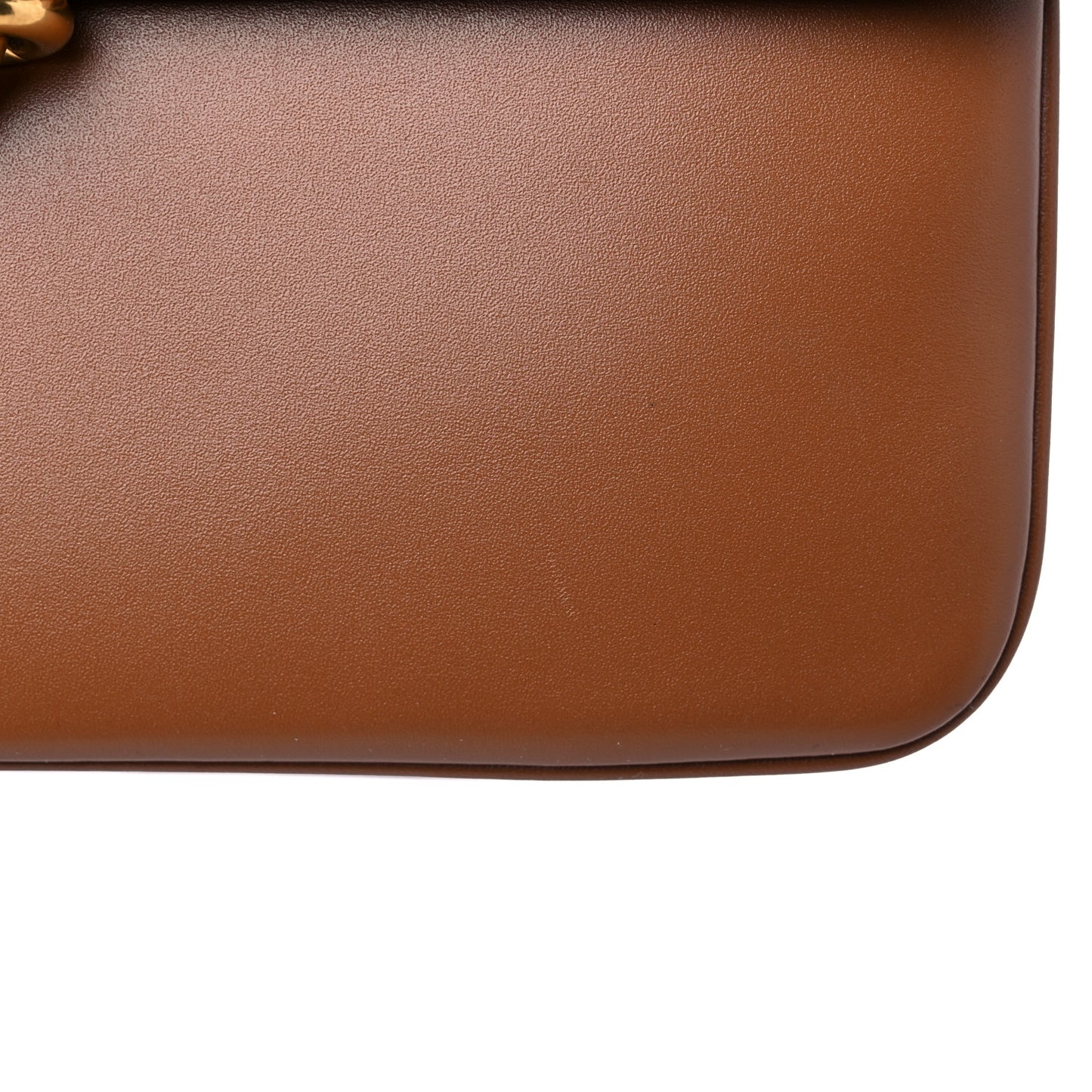 Smooth Calfskin Le Maillon Satchel Brown