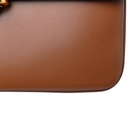 Saint Laurent Smooth Calfskin Le Maillon Satchel Brown 11 of 13
