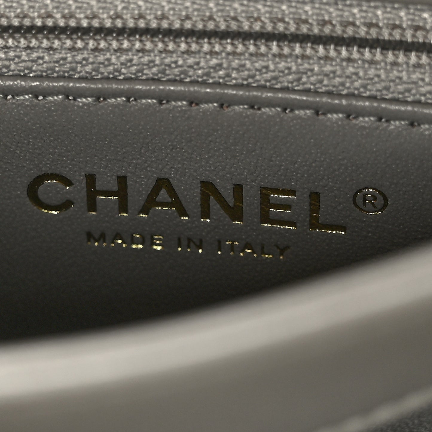 Lambskin Quilted Small Trendy CC Top Handle Flap Grey