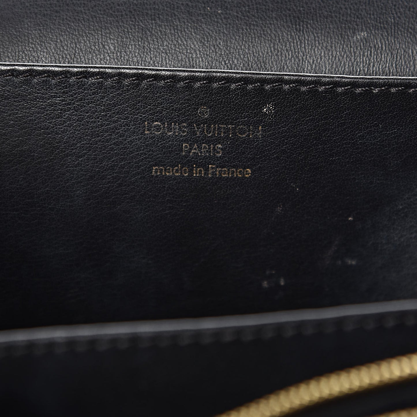 Grained Calfskin Vivienne NM Blue Marine