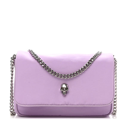 Alexander McQueen Nylon Skull Camera Crossbody Bag Lilac 1 of 12