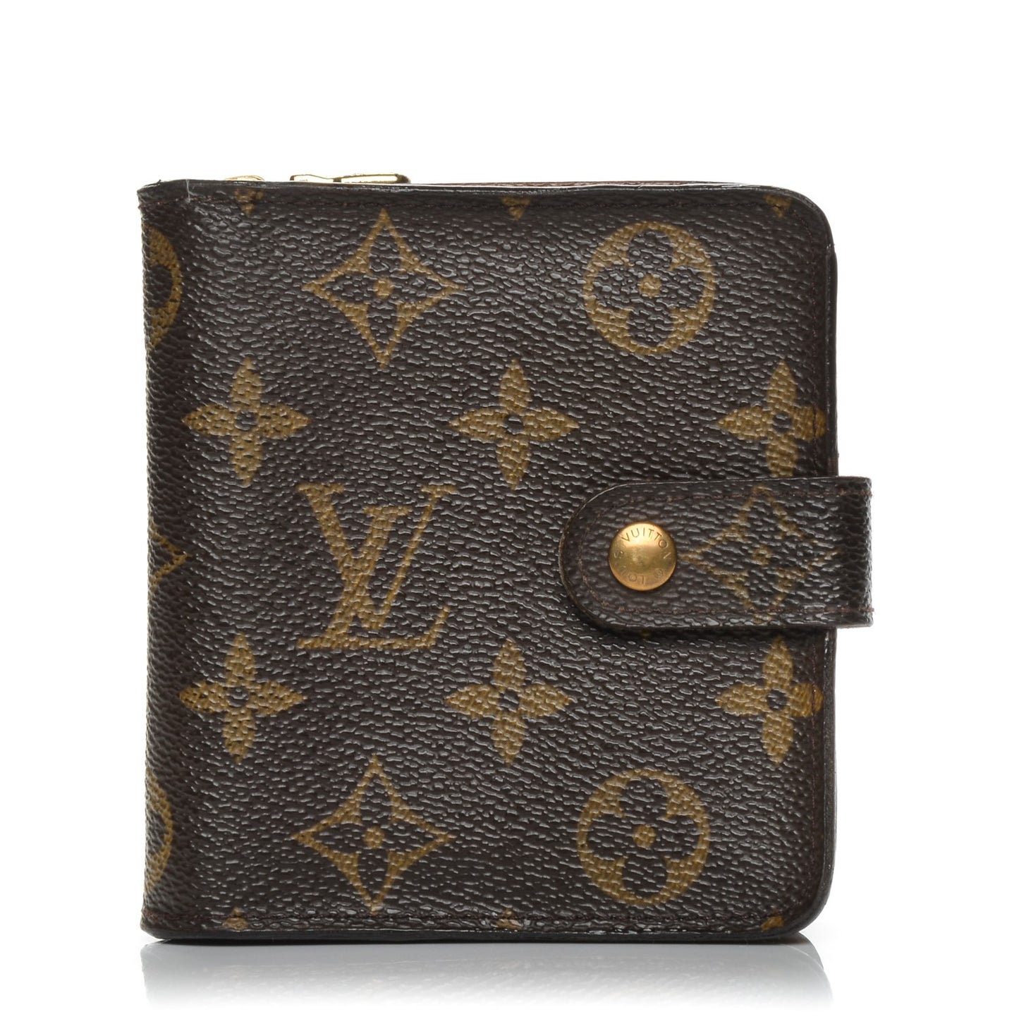 Monogram Compact Zippe Zipped Wallet