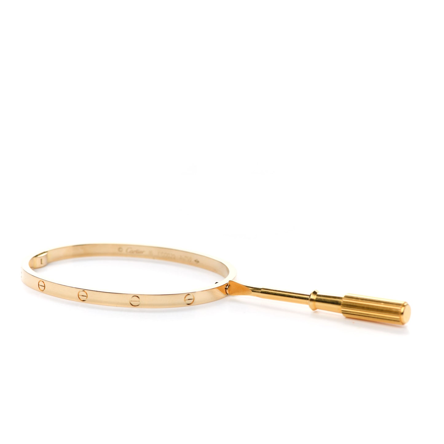 18K Yellow Gold Small LOVE Bracelet 16