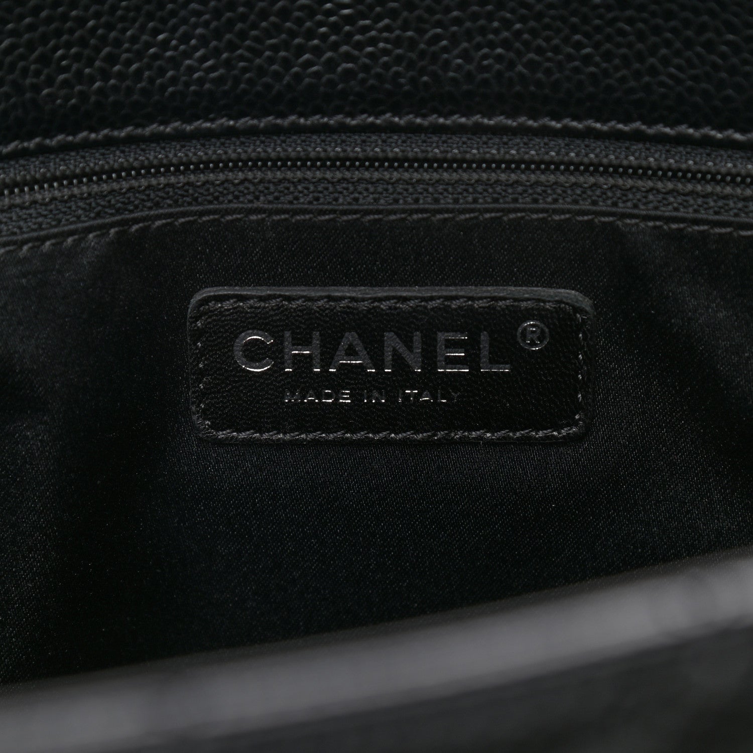 Chanel Caviar Quilted Grand Shopping Tote GST Black 6 of 10