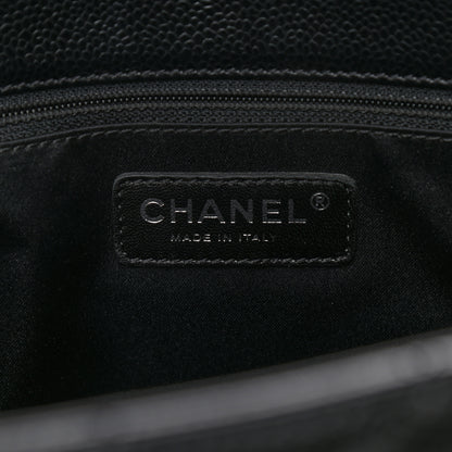 Chanel Caviar Quilted Grand Shopping Tote GST Black 6 of 10
