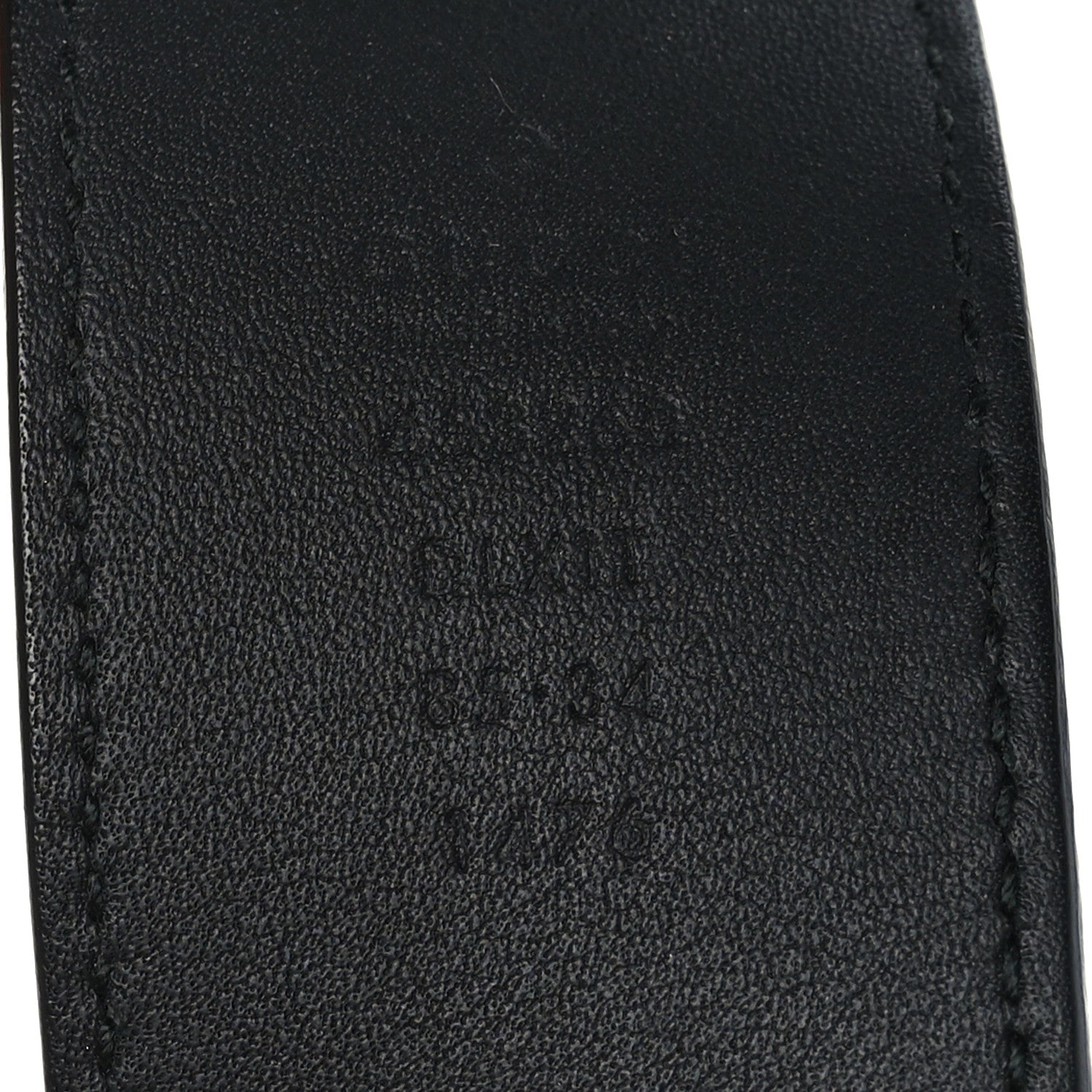 Gucci Moon Calfskin Pearl Double G 40mm Belt 85 34 Black Cream 3 of 6