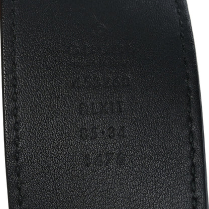 Gucci Moon Calfskin Pearl Double G 40mm Belt 85 34 Black Cream 3 of 6