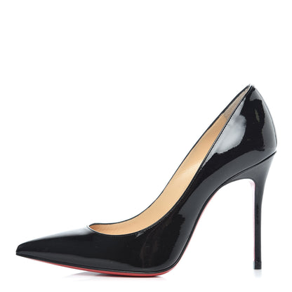 Christian Louboutin Patent Decollete 554 100 Pumps 35 Black 1 of 9