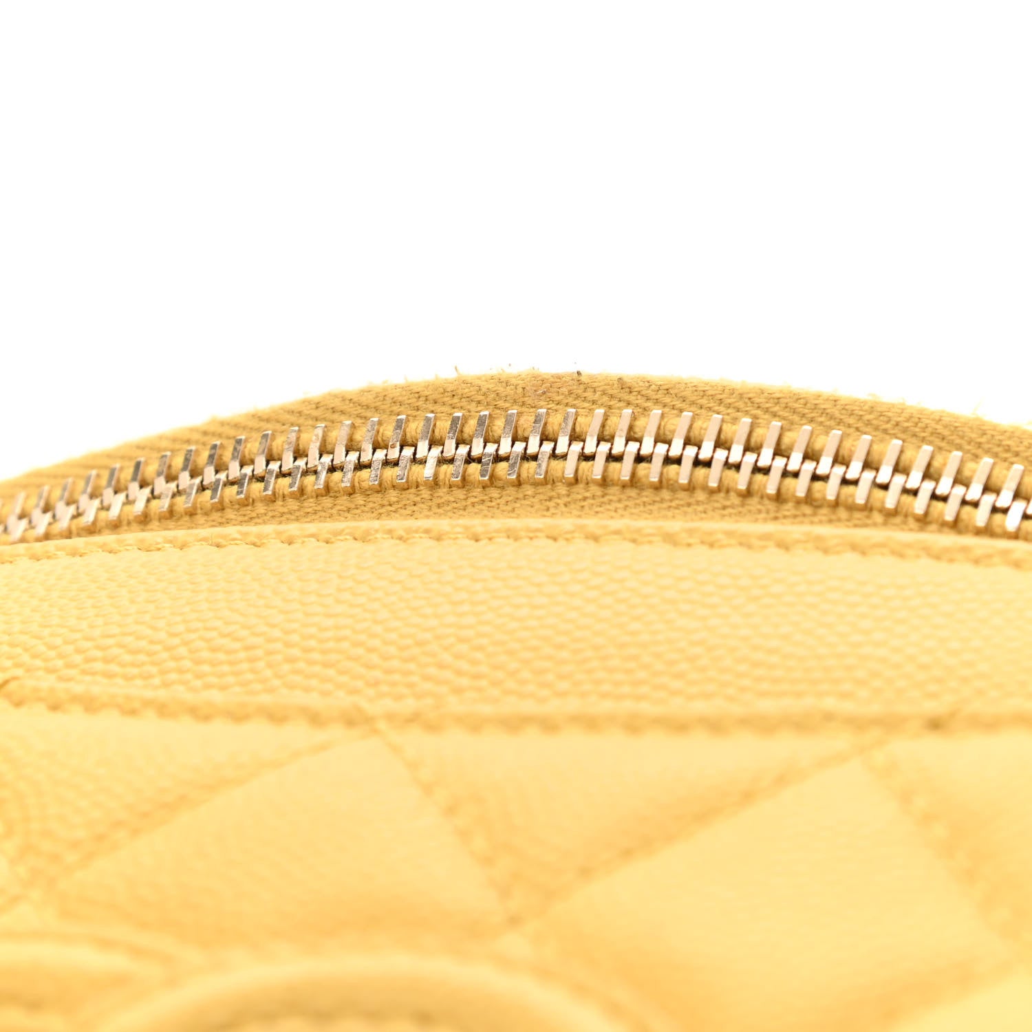 Chanel Caviar Quilted Filigree Waist Bag Yellow 11 of 12