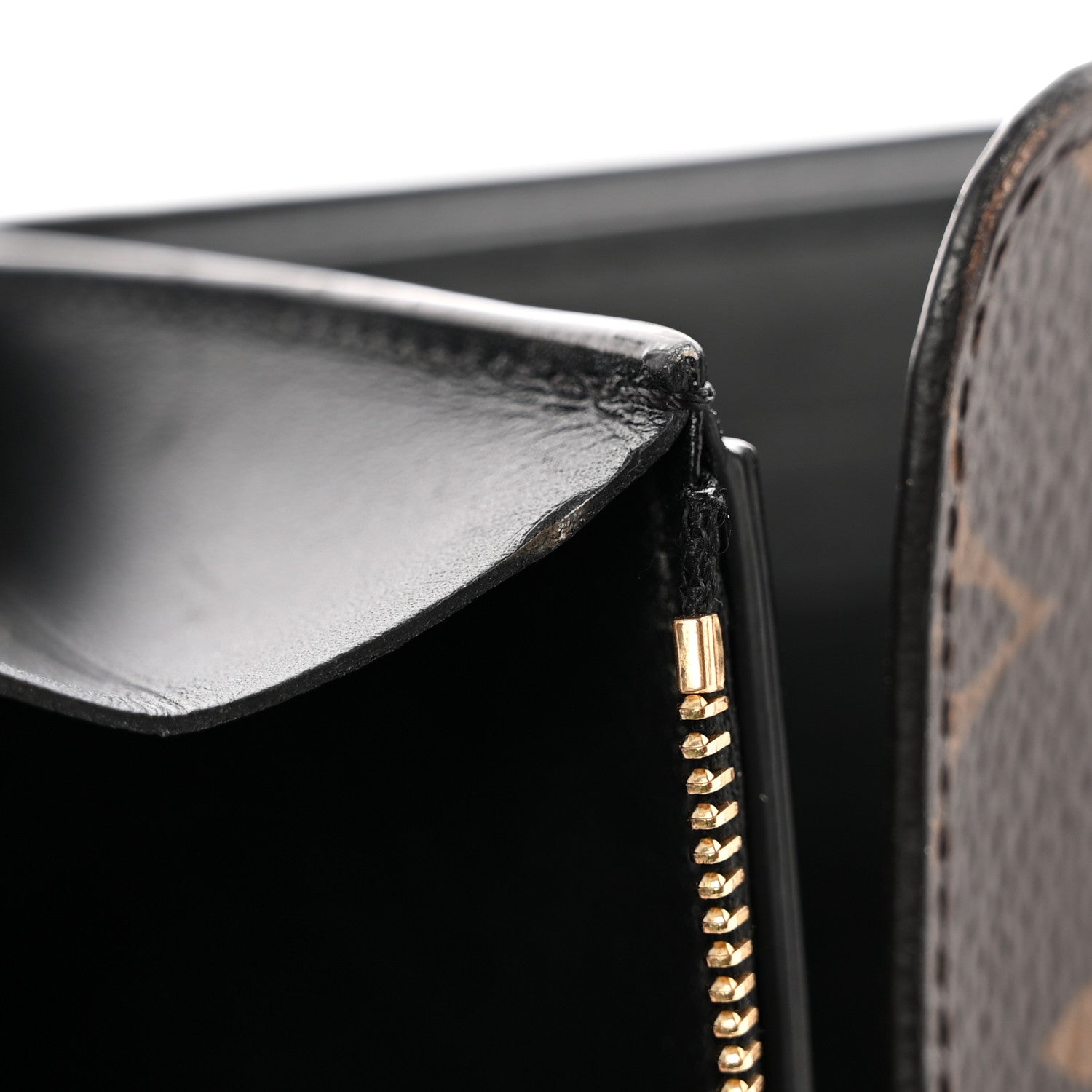 Louis Vuitton Monogram Flower Lock Compact Wallet Black 11 of 12