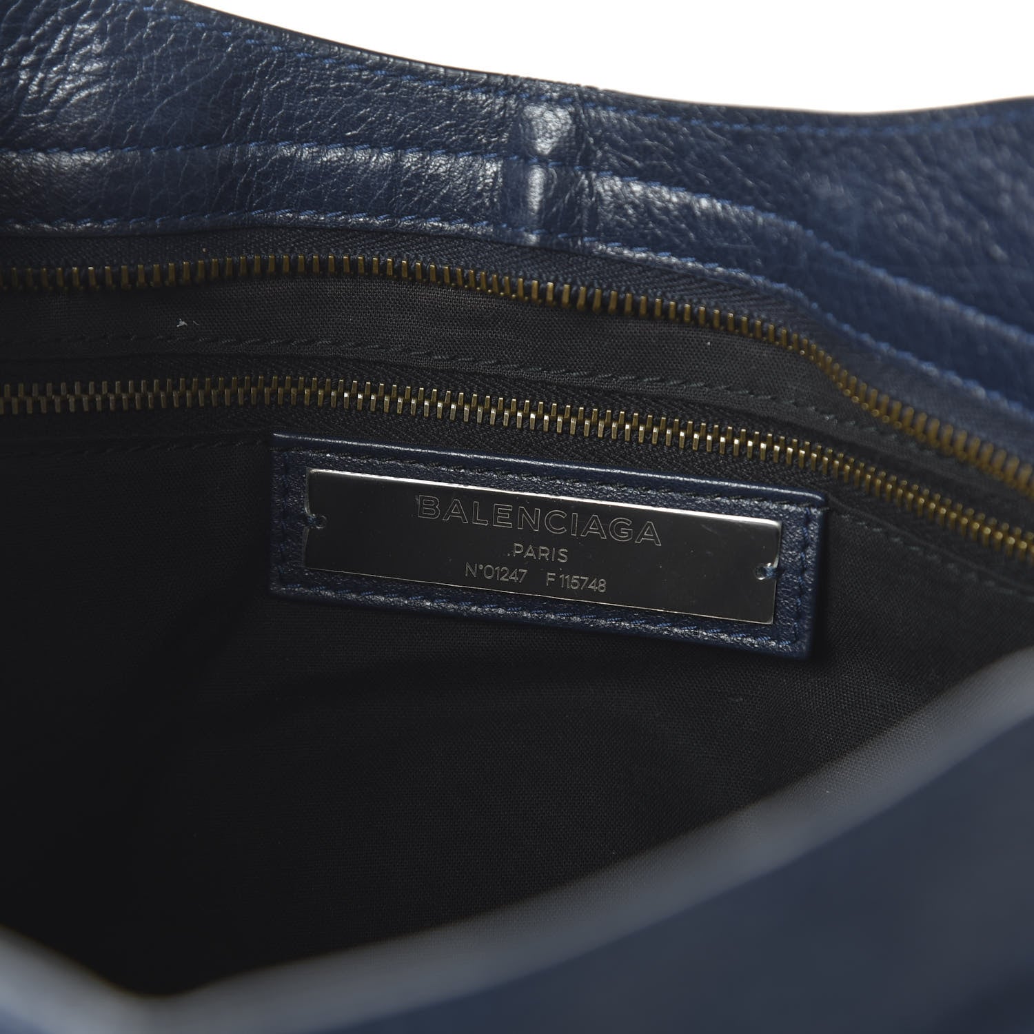 Balenciaga Agneau Classic Hardware City Bleu Obscur 9 of 11