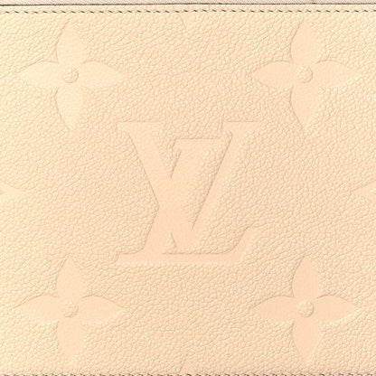 Louis Vuitton Empreinte Monogram Giant Neverfull MM Pochette Cream 6 of 8