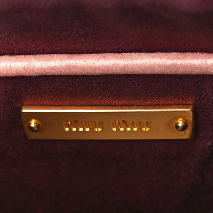 Miu Miu Vitello Shine Quilted Camera Bag Loto 6 of 15