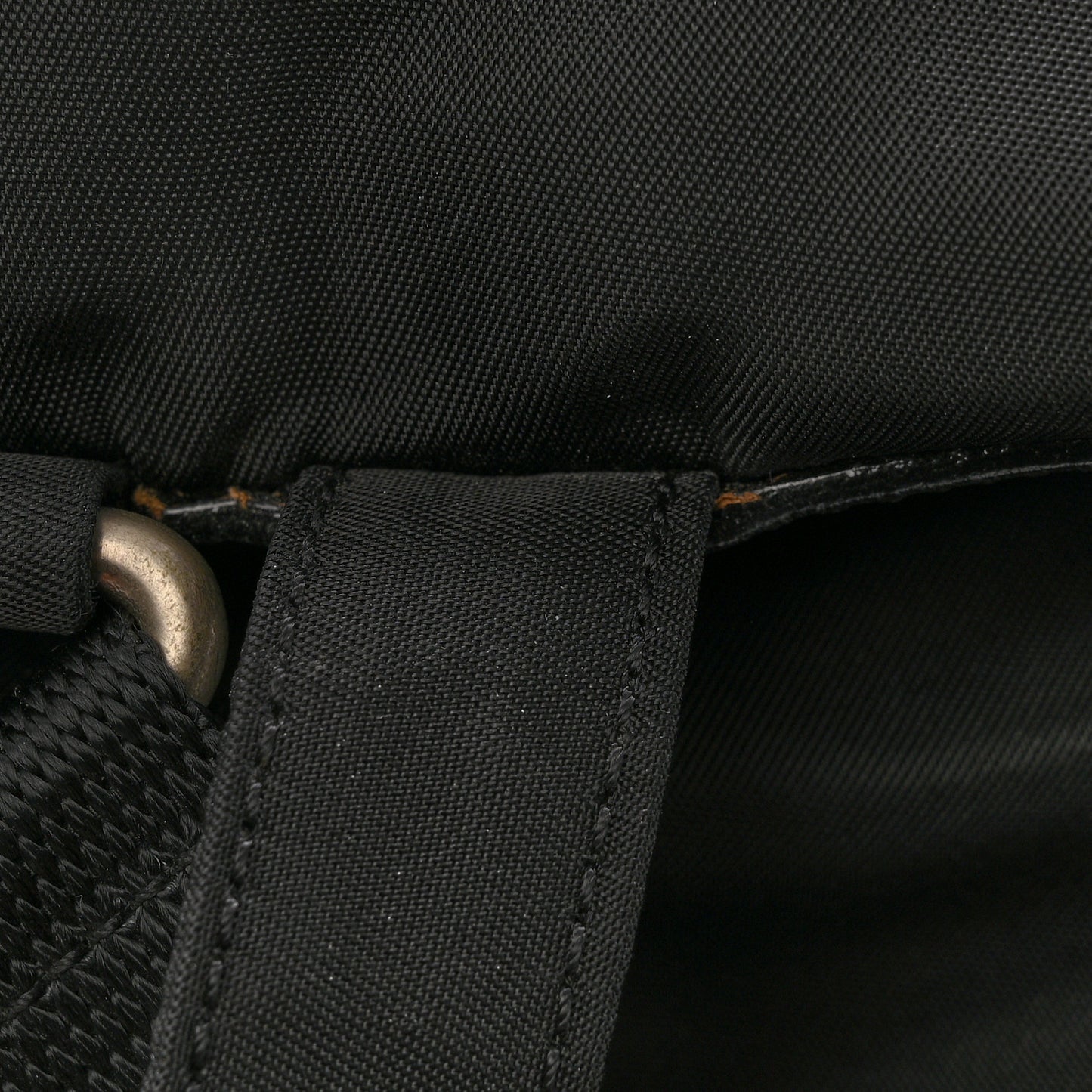 Nylon Vela Medium Backpack Black