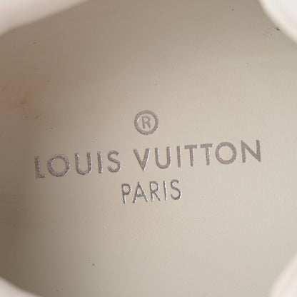 Louis Vuitton Lambskin Embossed Monogram Time Out Sneakers 36 White 8 of 10
