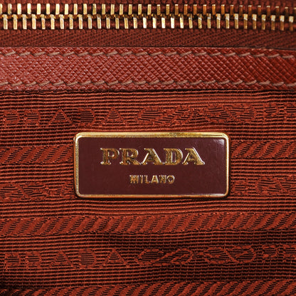 Prada Saffiano Lux Large Tote Bacca 6 of 8