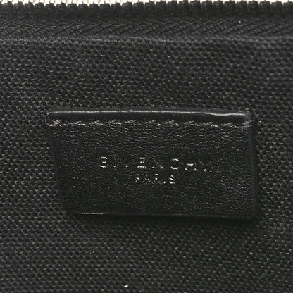 Givenchy Textured Coated Canvas Large Eclipse Pouch Black 6 of 8