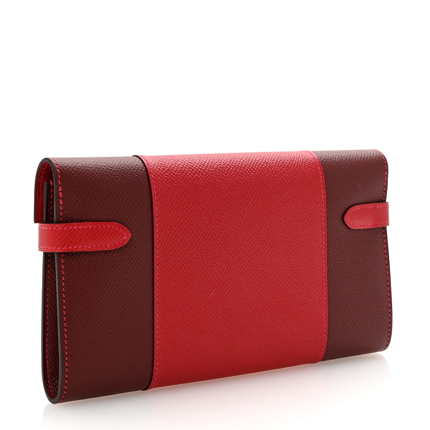 Hermes Epsom Flag Kelly Longue Wallet Rouge Casaque Rouge H 3 of 8