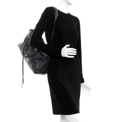 Balenciaga Agneau Classic Hardware Part Time Anthracite 2 of 9