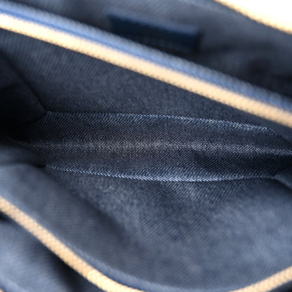 Louis Vuitton Lambskin Embossed Monogram Coussin PM Denim Blue 6 of 11
