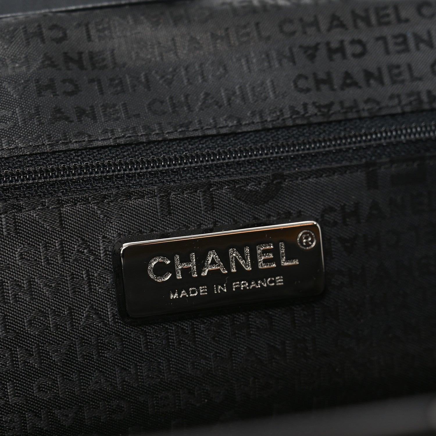 Chanel Distressed Lambskin Lady Braid Frame Bowler Black 6 of 10
