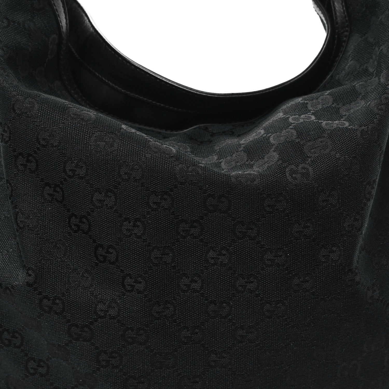 Gucci Monogram Large Wave Hobo Black 8 of 10