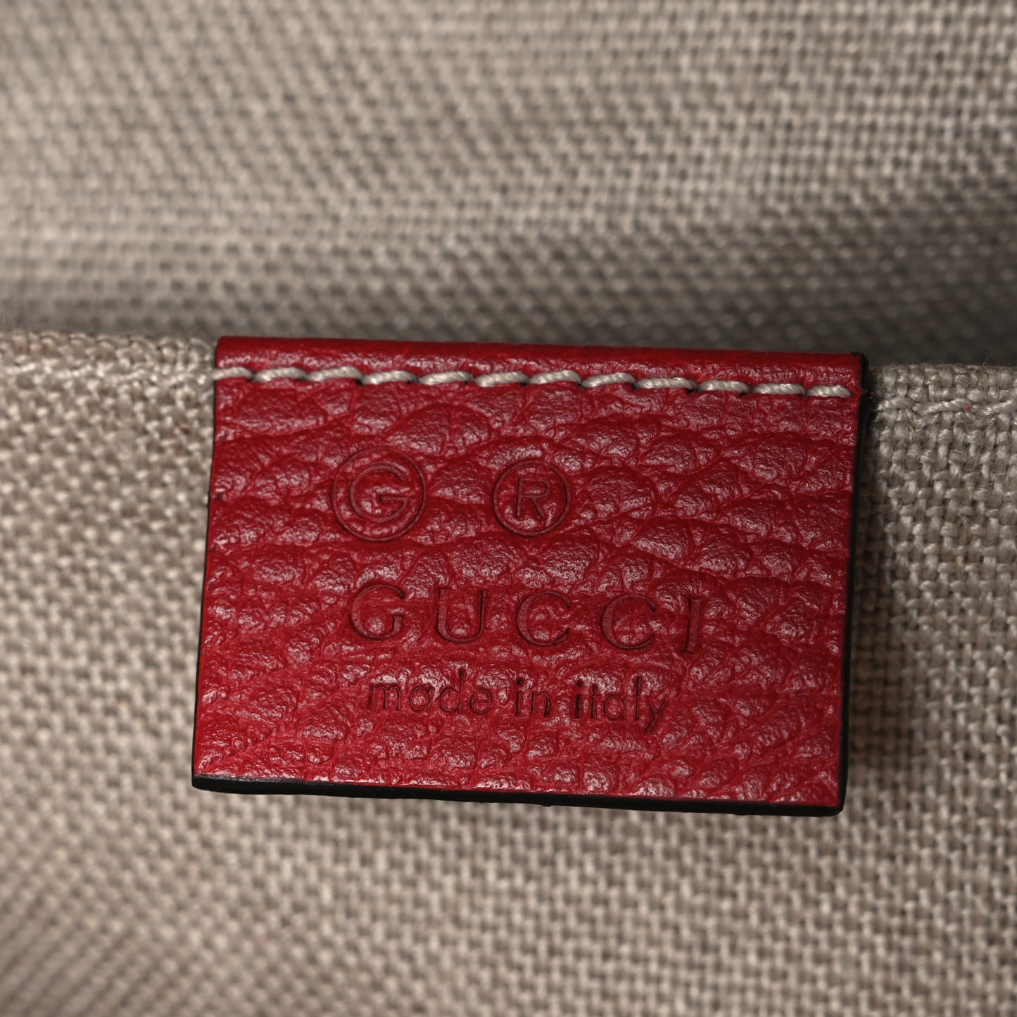 Monogram Mini Bree Messenger Bag Red