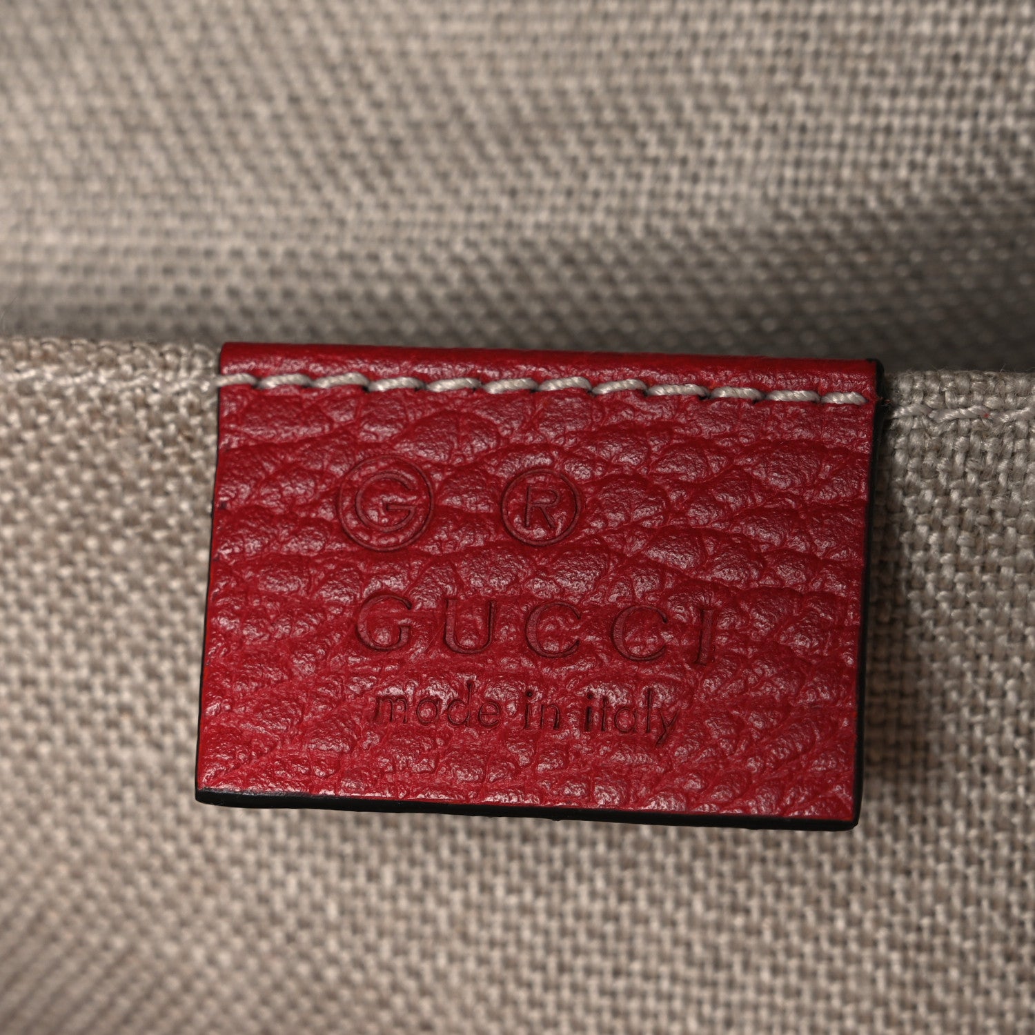 Gucci Monogram Mini Bree Messenger Bag Red 6 of 11