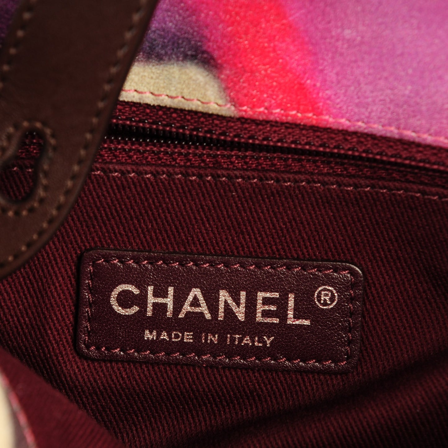 Printed Ultra Soft Lambskin Medium Flower Power Messenger