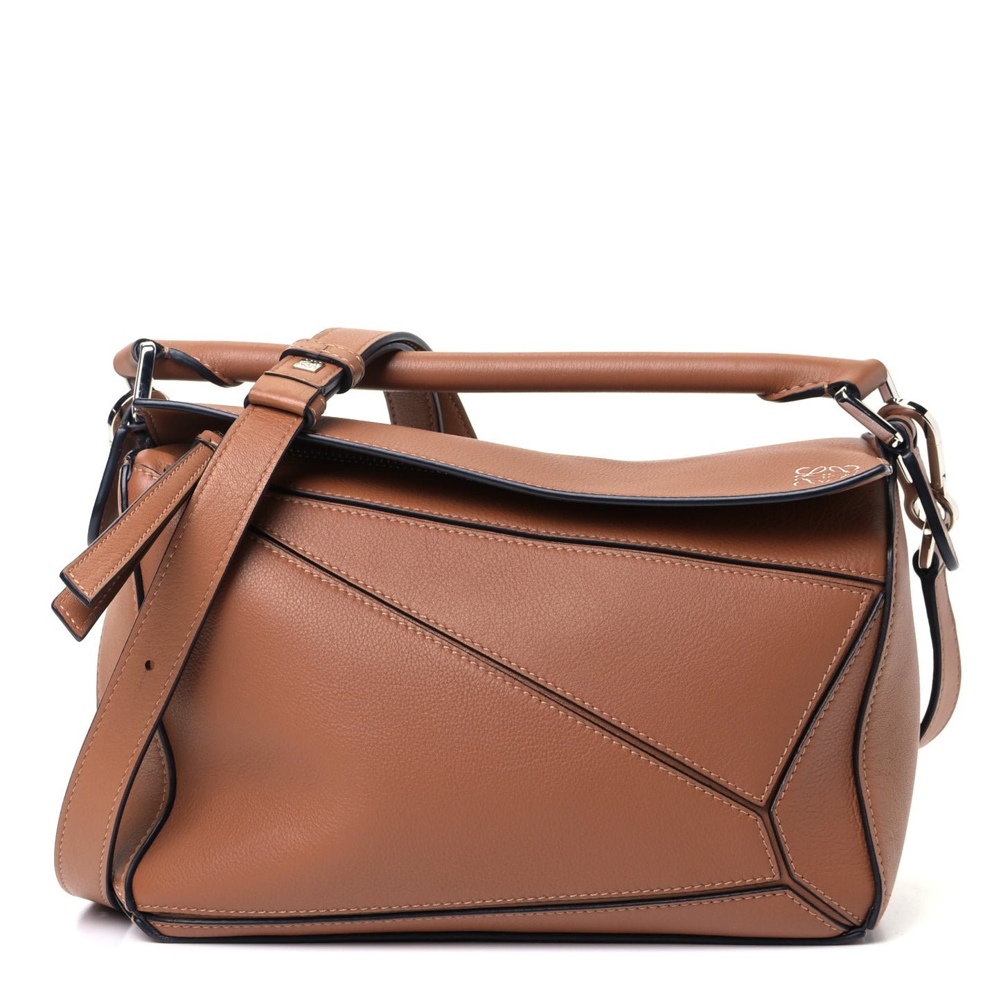 Calfskin Small Puzzle Bag Tan
