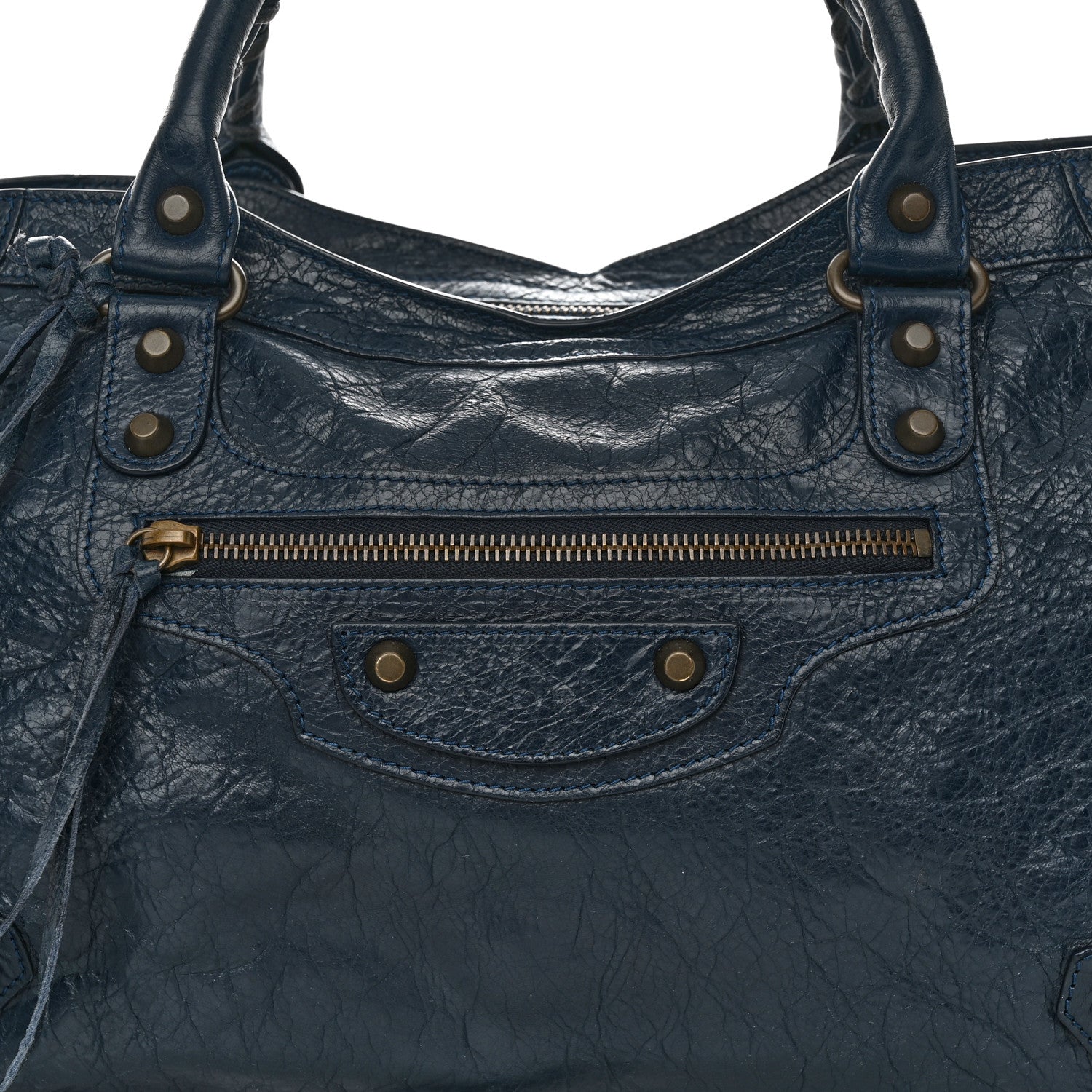 Balenciaga Agneau Classic Hardware City Bleu Obscur 8 of 10