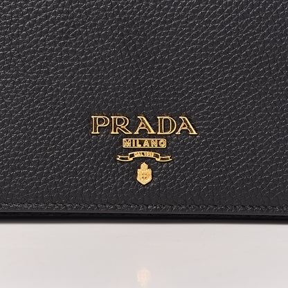 Prada Vitello Daino Mini Crossbody Bag Black 10 of 11