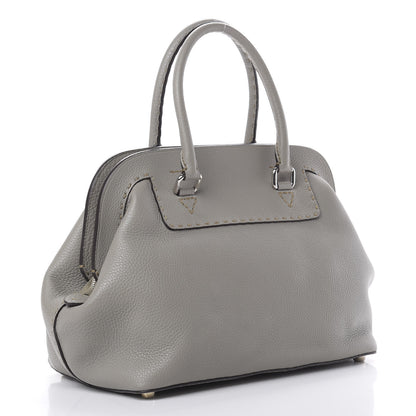 Fendi Cuoio Romano Selleria Adele 1328 Bag Grigio 3 of 15