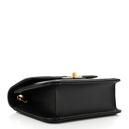 Chanel Lambskin Calfskin Mini Chocolate Bar Flap Bag Black 4 of 11