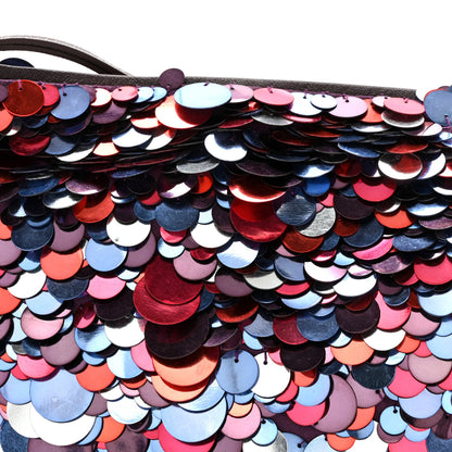 Jimmy Choo Maxi Sequin Embroidery Callie Bag Raspberry Mix 9 of 14