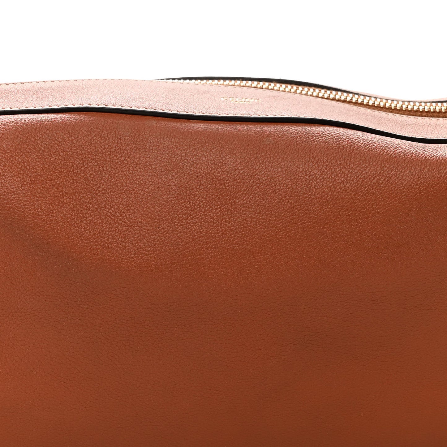 Supple Calfskin Medium Romy Shoulder Bag Tan