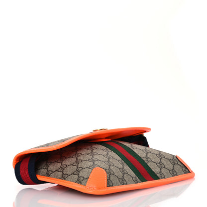 Gucci GG Supreme Monogram Web Small Ophidia Belt Bag Orange 4 of 10