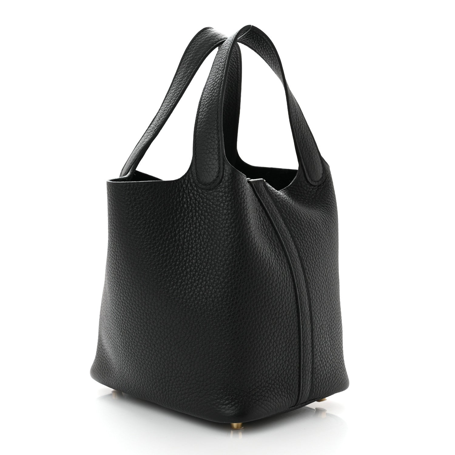 Hermes Taurillon Clemence Picotin Lock 18 PM Black 3 of 11