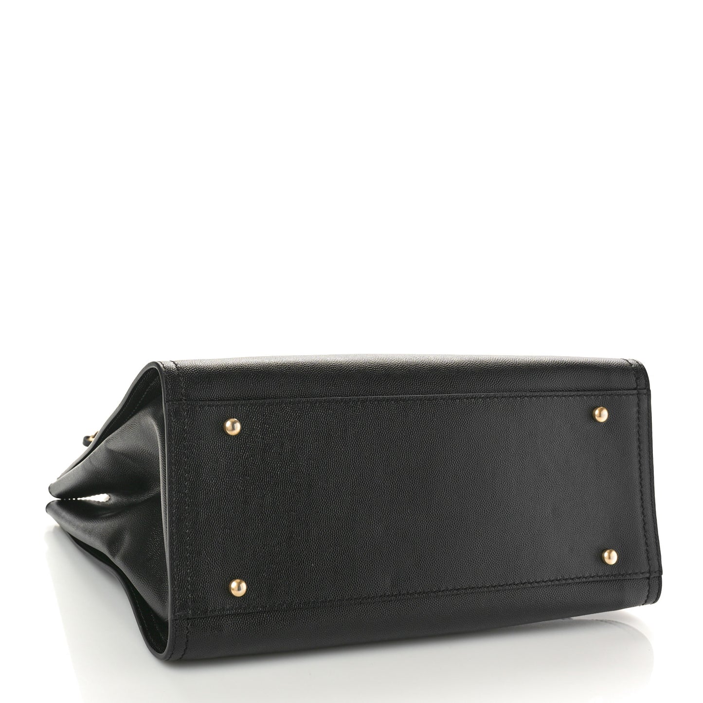Caviar Small Studded Deauville Tote Black