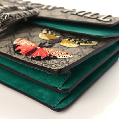 Gucci GG Supreme Monogram Willow Hill Embroidered Small Dionysus Shoulder Bag Emerald 9 of 9